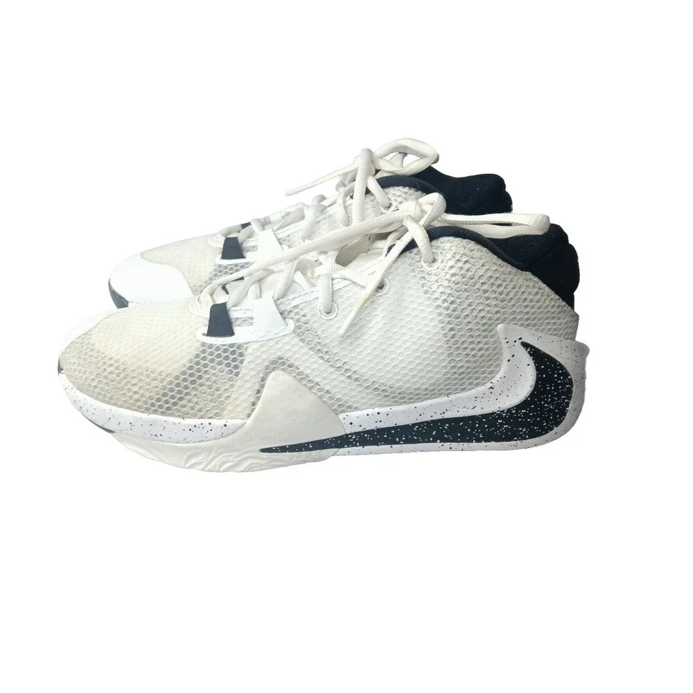 Nike Freak 1 Shoes Boys Size 7 Y sneakers White & Black